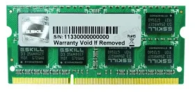 G.Skill 8GB (1x8GB) 1600 MHz / DDR3 / CL 11 / SO-DIMM / 1.5V (F3-1600C11S-8GSQ)