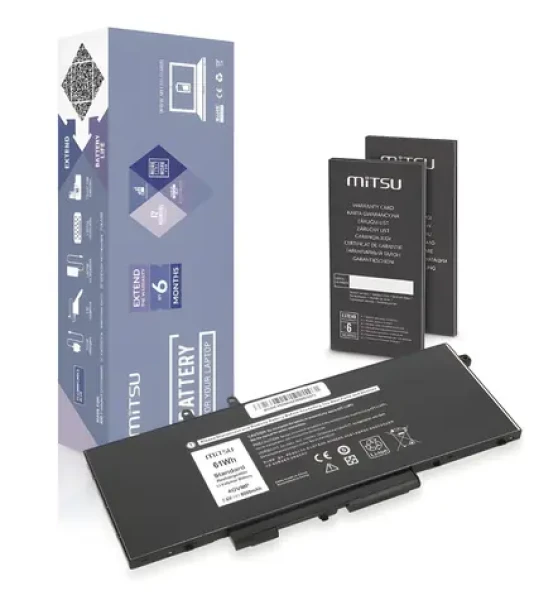 Batéria 4GVMP pre DELL Latitude 5400/5500/5510 / Batéria pre notebook / 8000 mAh / 61 Wh / 7,6 V (BC/DE-5500)