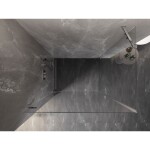 MEXEN/S - Lunar-B sprchovací kút dvere krídlové ľavá 95 x 80, transparent, chróm 832-095-080-01-00-L