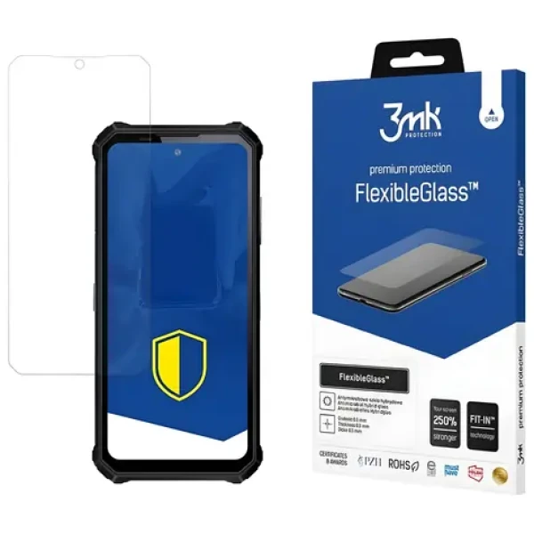 3mk FlexibleGlass pre Oukitel WP19 / Hybridné sklo / 7H / Antimikrobiálny povrch so striebrom
