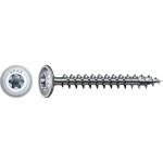 SPAX 251010600805 skrutka do dreva 6 mm 80 mm Torx, vnútorná korunka šesťhranná ocel glavanizované zinkom 100 ks; 251010600805