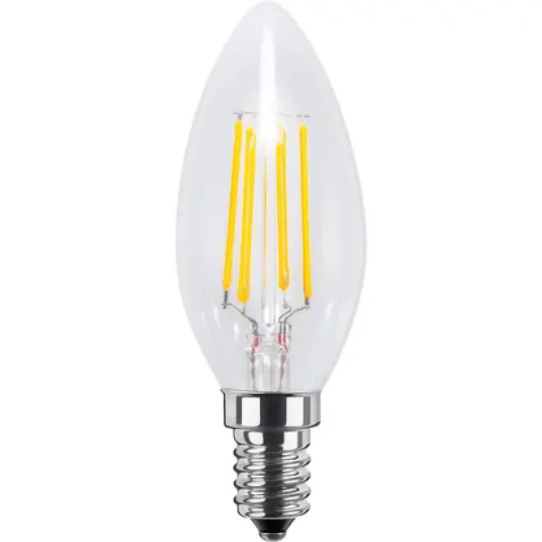 SEGULA LED sviečka 3,2W číra / LED žiarovka / E14 / 270 lm / 2700 K / stmievateľná (55313)