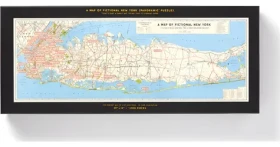 Galison Panoramatické puzzle Mapa filmového New Yorku 1000 dielikov