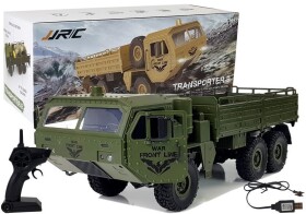 Mamido Elektrické autíčko Armádny s diaľkovým ovládaním 47 cm Terénny Transportér so 6 kolesami R/C