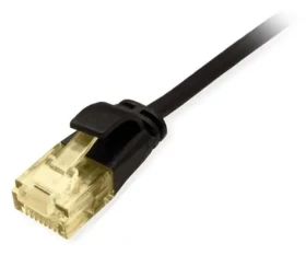 Equip SlimFlex černá / Patch kabel / Cat6a U/UTP / 5 m / LSZH / PoE+ (626907)
