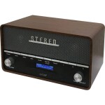 Denver DAB-36 drevo / stolné rádio / DAB+ / Bluetooth / hodiny a budík (111111000170)