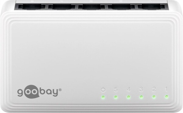 Goobay 5-portowy gigabitowy Prepínač sieci Ethernet