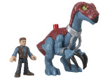 Jurassic World sada Imaginext figúrky Therizinosaurus a Owen