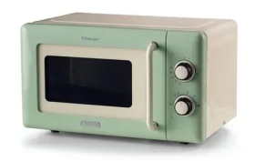 Ariete 3960 GR Vintage krémová/svetlo zelená / Mikrovlnná rúra / 800 W / 20 l (3960GR)