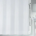 Spirella BIO sprchový záves 180 x 200 cm biely - priesvitný / PEVA (7610583241061)