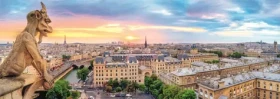 Trefl - Puzzle - Panoramatické puzzle Výhľad z katedrály Notre-Dame