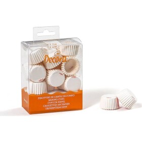 Kozučky na pralinky biele 200ks 2,7x1,7cm - Decora - Decora