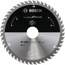 Bosch Accessories Bosch 2608837689 tvrdokovový pílový kotúč 165 x 30 mm Počet zubov (na palec): 48 1 ks; 2608837689