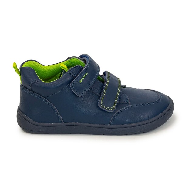 Chlapčenská celoročná obuv Barefoot DERIL DENIM, Protetika, tmavomodrá - 22