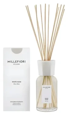 Millefiori Milano White Musk / Náplň do difuzéra / 500 ml / púdrová vôňa (77DIMB)