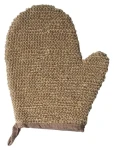 MSV JUTO exfoliačná jutová rukavice hnedá / Rukavice / Juta, polyester, huba / 18 x 1,2 x 22 cm