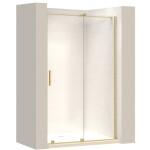 REA/S - Sprchové Dvere Montana 100 Gold brush KPL-K6389