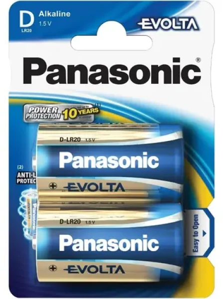 Panasonic Evolta D / Alkalická batéria / LR20 / 1,5 V / 2ks