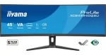 44.5" IIYAMA ProLite XCB4594DQSU-B1 čierna / LED / VA / Curved 1500R / 5120 x 1440 / 32:9 / 2 ms / 3000:1 / 450cd-m2 (XCB4594DQSU-B1)