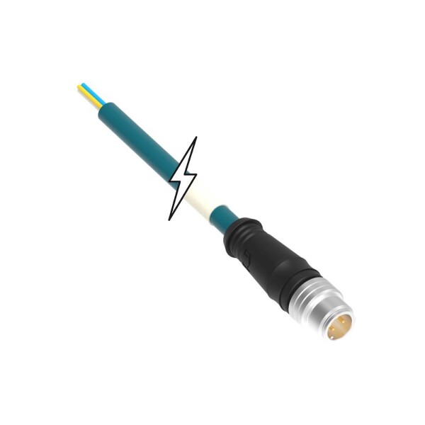 Molex upravený zástrčkový konektor pre senzory - aktory, 1300480038, 1 ks; 1300480038