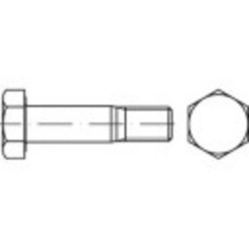 TOOLCRAFT 147024 HV spojovacie skrutky M20 105 mm vonkajší šesťhran DIN 14399 ocel pozinkované žiarom 1 ks; 147024