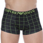 Pánske boxerky Emporio Armani černá vzor