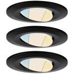 Paulmann 93096 Calla WhiteSwitch LED vstavané svetlo LED 15 W čierna (matná); 93096