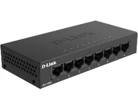 D-Link DGS-108GL / Switch / 8- Port / 10/100/1000 Mbps / Kovové prevedenie / bez ventilátora