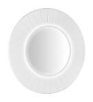 SAPHO - LUMIRO STRIP guľaté zrkadlo s LED osvetlením v ráme, priemer 75cm, biela mat LR750-3131S
