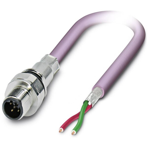 Bus system flat-type plug SACCEC-M12MSB-2CON-M16/5,0-910 1525571 Phoenix Contact; 1525571