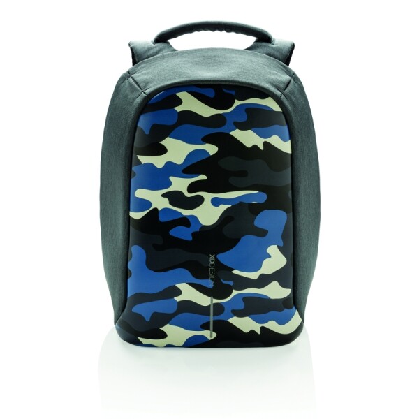 XD Design Bobby Compact camouflage modrá / Bezpečnostný batoh pre notebook / do 14" / 11 L (P705.655)