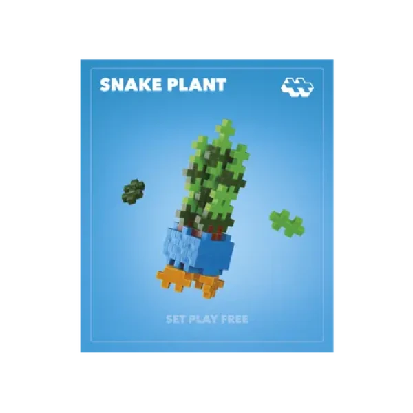 PLUS- PLUS Stavebnica Kytky Snake Plant