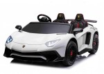 Mamido Elektrické autíčko Lamborghini Aventador SV Strong 200W 24V biele