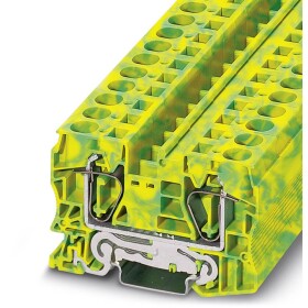 Spring cage ground terminal block ST 16-PE 3036165 Phoenix Contact; 3036165