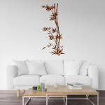 Veselá Stena Samolepka Bambus Farba: hnedá, Veľkosť: 45 x 97 cm