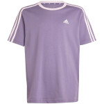 Adidas Essentials 3-Stripes Cotton Loose Fit Boyfriend Tee Jr IL3276 Tričko s prúžkami 128CM