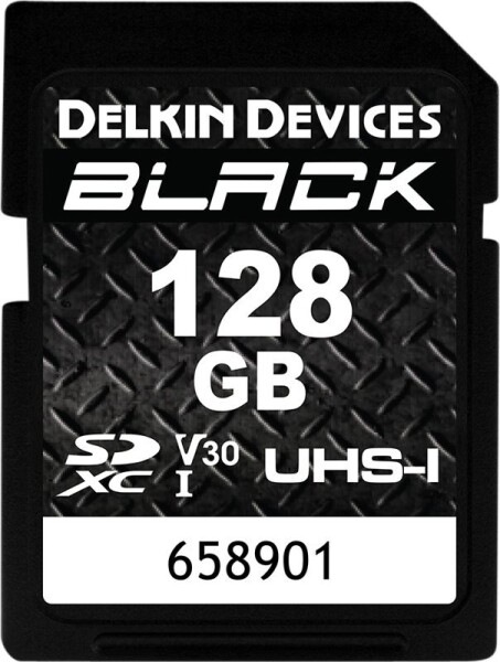 Delkin Black Rugged SDXC 128 GB Class 10 UHS-I V30 (DDSDBLK128GB)