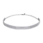 Brosway Trblietavý tenisový náhrdelník Choker Desideri BEIN021