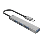Orico AH-13 sivá / USB hub / 1x USB-A 3.0 / 3x USB-A 2.0
