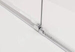 CERANO - Sprchová zástena Walk-in Medin Ľ/P - 8 mm - chróm, transparentné sklo - 120x195 - dvojdielna posuvná CER-477988