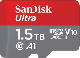 SanDisk SanDisk Ultra - Flash-Speicherkarte (microSDXC-an-SD-Adapter inbegriffen) - 1.5 TB - A1 / UHS Class 1 / Class10 - microSDXC UHS-I