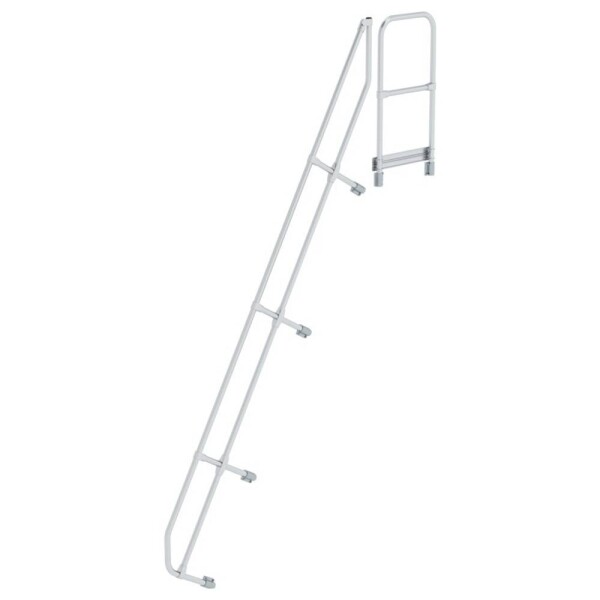 MUNK Günzburger Steigtechnik 600593 Munk Druhé madlo na schody s plošinou 60° 13 schodov 1 ks; 600593