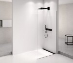 POLYSAN - ARCHITEX BLACK MATT sprchová zástena 1062 číre sklo AXB110CL