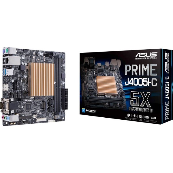 ASUS PRIME J4005I-C / Celeron J4005 / DDR4 2400 / SATA III / M.2 / USB 3.1 / GLAN / D-Sub / HDMI / mini-ITX (90MB0W90-M0EAY1)