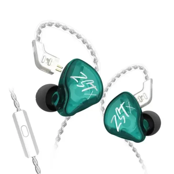 KZ - ZST X Slúchadlá s mikrofónom (Turquoise) (6970493060802)