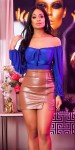 Sexy Koucla Leatherlook Miniskirt