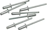 Vorel Niť hliníkový 4,0x9,6 mm 50 ks / Nity / O 4,0 mm / dĺžka 9,6 mm