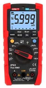 UNI-T UT191E / Multimeter / True RMS / IP65 / 600 V / 20 A (UT191E)