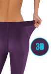 Sesto Senso Anti-Cellulite Tights 50 Deň 3D Microfiber Florence Violet