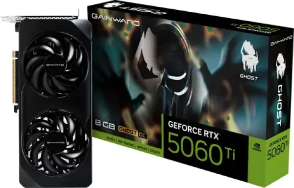 Gainward GeForce RTX 5060 Tí Ghost OC 8GB / Grafická karta / 8GB GDDR7 / 128-bit / 1x HDMI + 3x DP (NE7506TT19P1-GB2062B)